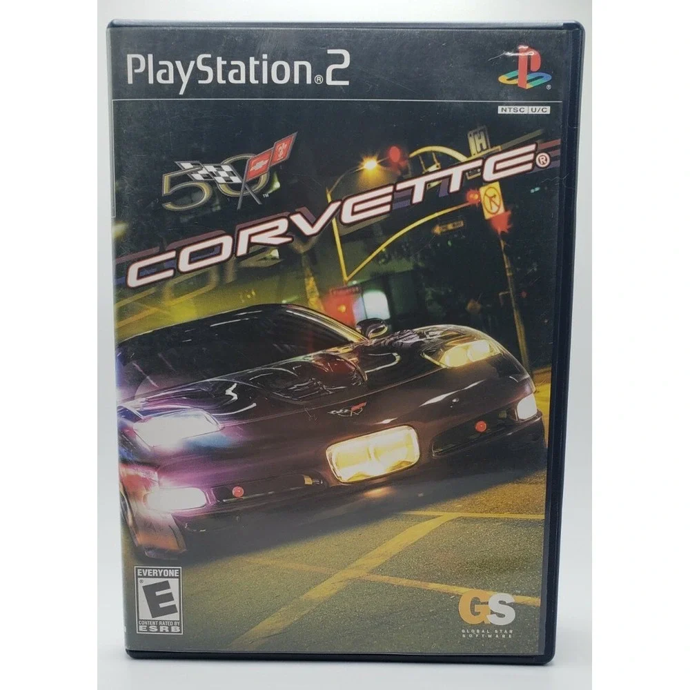 50 Corvette Sony Playstation 2 Game Complete‎ Video Game Complete
